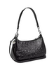 Coach Teri Shoulder Bag In Signature Leather With Heart Charm Black