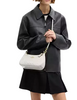 Coach Teri Shoulder Bag In Signature Leather With Heart Charm Chalk