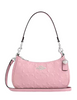 Coach Teri Shoulder Bag In Signature Leather With Heart Charm Pink
