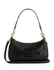 Coach Teri Shoulder Bag With Beaded Coach Graphic Black
