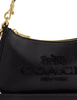 Coach Teri Shoulder Bag With Beaded Coach Graphic Black