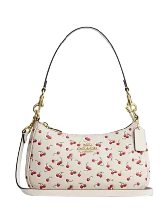 Coach Teri Shoulder Bag With Cherry Print