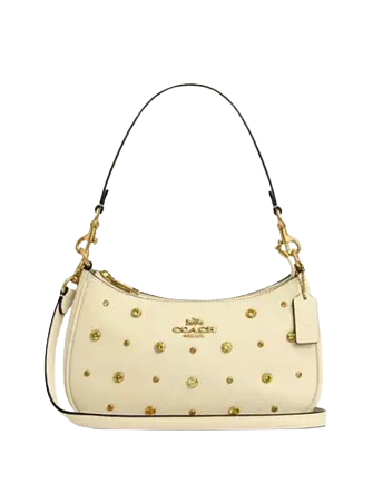Coach Teri Shoulder Bag With Crystal Moonlight