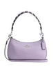 Coach Teri Shoulder Bag With Floral Applique Lilac
