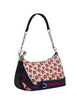 Coach Teri Shoulder Bag With Floral Print Chalk Black