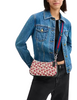 Coach Teri Shoulder Bag With Floral Print Chalk Black