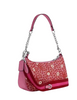 Coach Teri Shoulder Bag With Floral Print Pink
