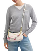 Coach Teri Shoulder Bag With Lips Print Chalk