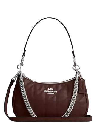 Coach Teri Shoulder Bag With Quilting Maple