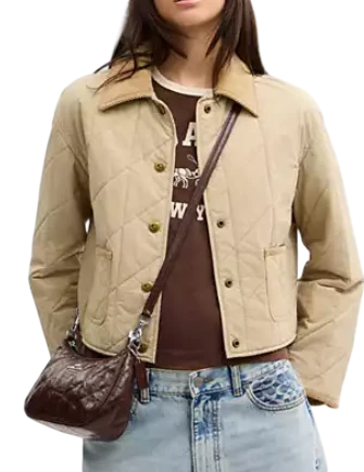 Coach Teri Shoulder Bag With Quilting Maple