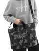 Coach Tote Bag 38 With Camo Print Grey