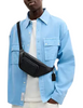 Coach Travis Belt Bag 30 In Signature Canvas Black