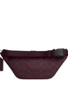 Coach Travis Belt Bag 30 In Signature Canvas Black Current