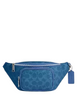 Coach Travis Belt Bag 30 In Signature Canvas Blue Aqua 