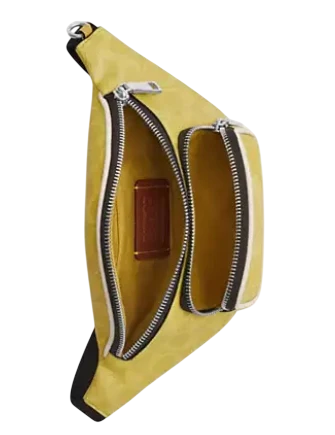 Coach Travis Belt Bag 30 In Signature Canvas Light Citron