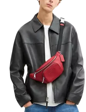 Coach Travis Belt Bag 30 Poppy