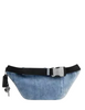 Coach Travis Belt Bag 35 In Loved Denim With Charms Light Indigo