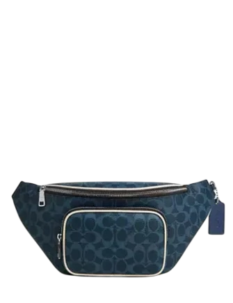 Coach Travis Belt Bag 35 In Signature Canvas Ink Blue