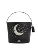 Coach Trick Or Treat Bucket In Signature Canvas With Halloween Graphic Charcoal Black
