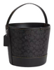 Coach Trick Or Treat Bucket In Signature Canvas With Halloween Graphic Charcoal Black