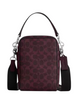 Coach Tristan Crossbody Bag 14 In Signature Canvas Black Current