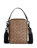 Coach Tristan Crossbody Bag 14 In Signature Canvas Tan Black