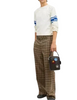 Coach Tristan Crossbody Bag 14 In Signature Canvas With Patches Walnut Black