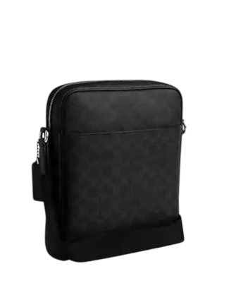Coach Tristan Crossbody Bag 22 In Signature Canvas Black