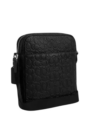 Coach Tristan Crossbody Bag 22 In Signature Leather Black