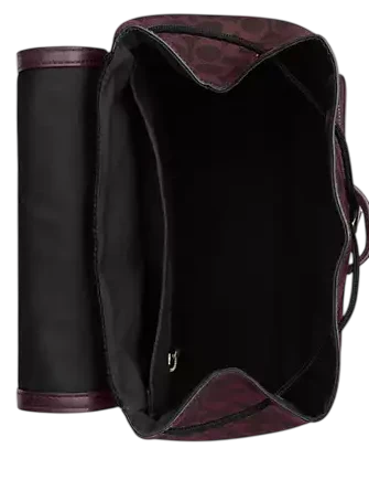 Coach Turner Backpack In Signature Canvas Black Current