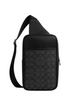 Coach Turner Pack In Signature Canvas Charcoal Black