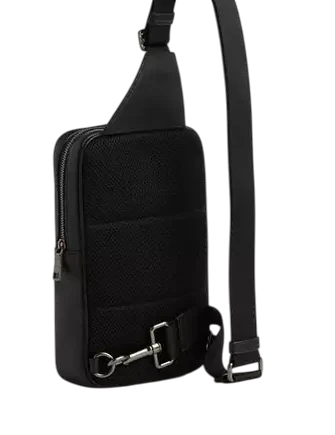 Coach Turner Pack In Signature Canvas Tan Black