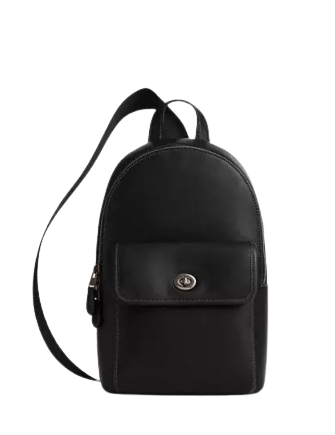 Coach Turnlock Sling Pack Black