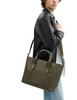 Coach Warner Tote Bag In Signature Leather Olive Drab