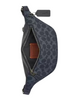 Coach Warren Mini Belt Bag In Blocked Signature Canvas Denim Light Denim