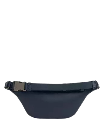 Coach Warren Mini Belt Bag In Blocked Signature Canvas Denim Light Denim