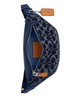 Coach Warren Mini Belt Bag In Signature Denim Denim Deep Blue