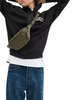 Coach Warren Mini Belt Bag In Signature Leather Olive Drab