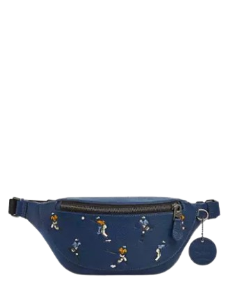 Coach Warren Mini Belt Bag With Baseball Print | Brixton Baker