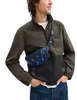 Coach Warren Mini Belt Bag With Baseball Print Deep Blue