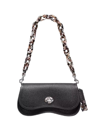Coach Wavy Dinky Bag In Coachtopia Leather