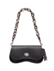 Coach Wavy Dinky Bag In Coachtopia Leather Black