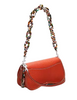 Coach Wavy Dinky Bag In Coachtopia Leather Deep Orange
