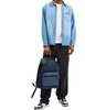 Coach West Backpack In Blocked Signature Canvas Denim Light Denim 
