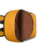 Coach West Backpack In Colorblock Signature Canvas Tan Buttercup