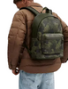 Coach West Backpack In Signature Camo Print Dark Shamrock