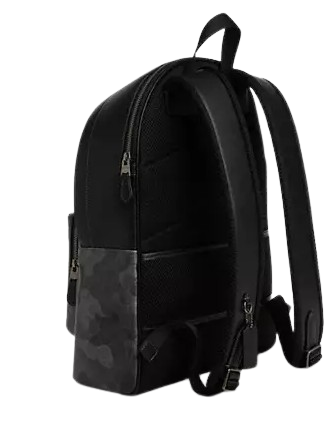 Coach West Backpack In Signature Camo Print Grey