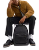 Coach West Backpack In Signature Canvas Charcoal Black