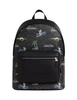 Coach West Backpack In Signature Canvas With Surf Print  Charcoal 