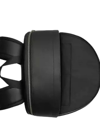 Coach West Backpack In Signature Canvas With Varsity Stripe Charcoal Denim Chalk